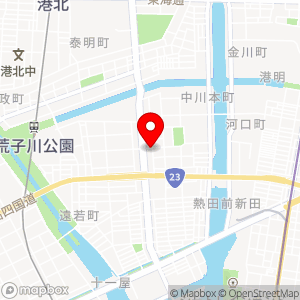 ファミリーマート 港築盛店の地図