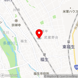 タイムズ 公立福生病院の地図