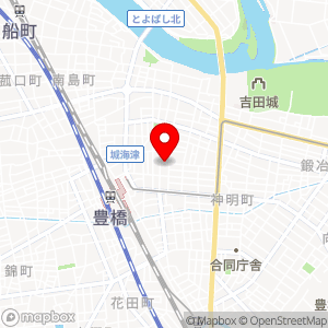 名鉄協商パーキング 豊橋萱町の地図