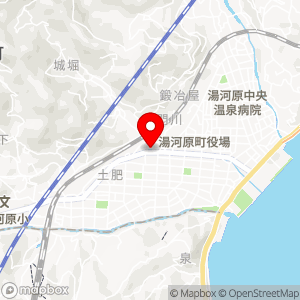 ホテル城山 湯河原ラドンセンターの地図