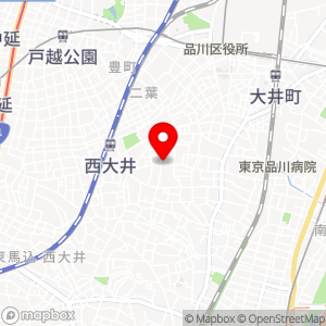 まいばすけっと 西大井1丁目店の地図