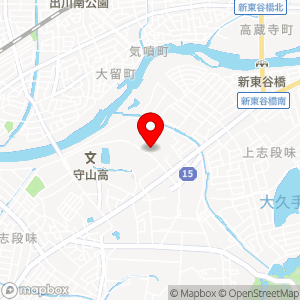 コメリパワー名古屋中志段味店駐車場の地図