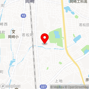 ブルースカイランドリー レスパ岡崎店の地図