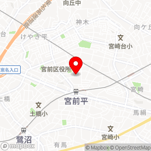 GRANDYパーク 宮前平2丁目の地図
