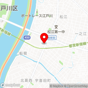タイムズ ポート船堀駅前コア21の地図