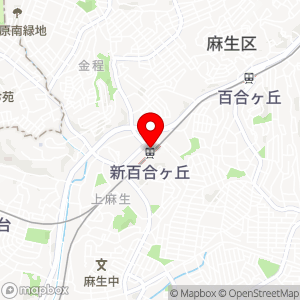 Odakyu OX MART 新百合ヶ丘店の地図