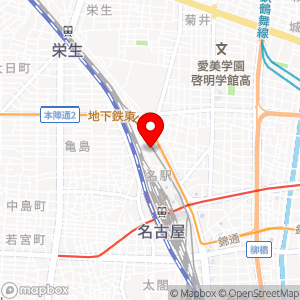 名鉄協商パーキング ルーセントタワー駐車場の地図