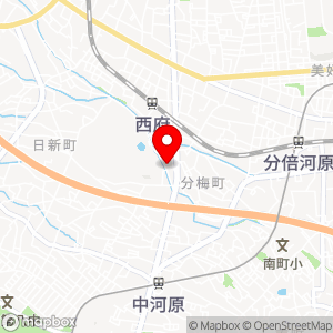 府中市分梅町３丁目 NEC正門前駐車場の地図