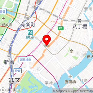 ローソン 東銀座駅前店の地図