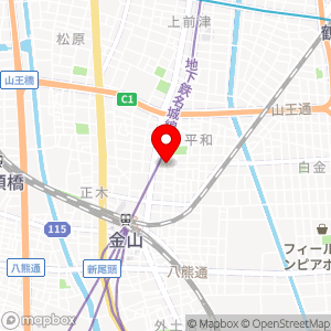 三井のリパーク 金山第16の地図