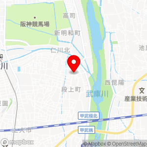ローソン 西宮段上町六丁目店の地図
