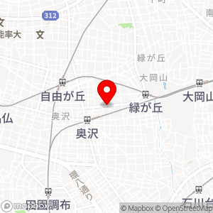 三井のリパーク 奥沢2丁目の地図