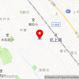 【コンパクトカー用】上尾市中妻１丁目駐車場の地図