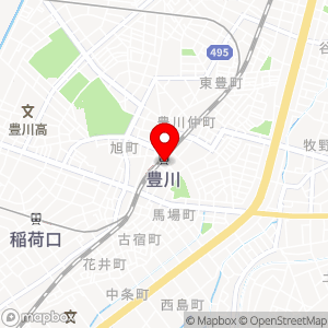 名鉄協商パーキング 豊川駅東口前の地図