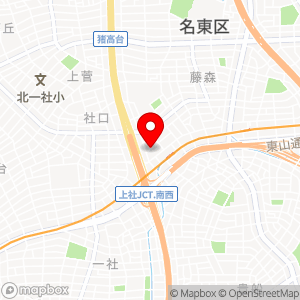 名鉄協商パーキング 上社の地図
