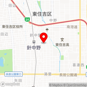 セブン-イレブン 大阪針中野4丁目店の地図