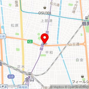 セブン-イレブン 名古屋東別院駅北店の地図