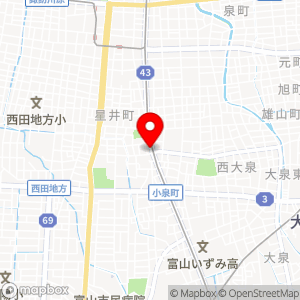 名鉄協商パーキング 富山中野新町の地図
