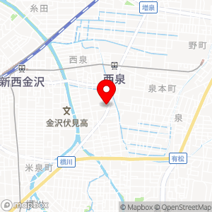 ローソン 金沢西泉店の地図