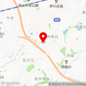 公社明舞北住宅駐車場の地図