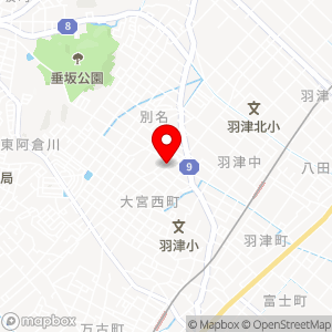 ファミリーマート 四日市別名店の地図