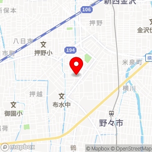 ウォッシュ＆シャイン 押野店の地図
