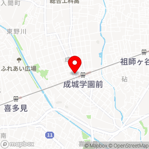 セブン-イレブン 世田谷成城6丁目店の地図