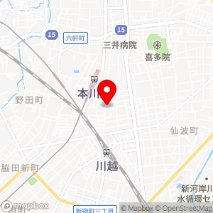 ファミリーマート 川越クレアモール店の地図