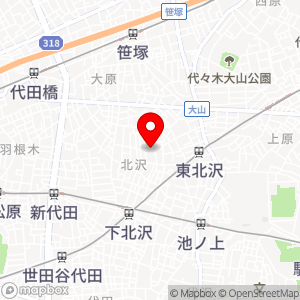 タイムズ 下北沢第13の地図