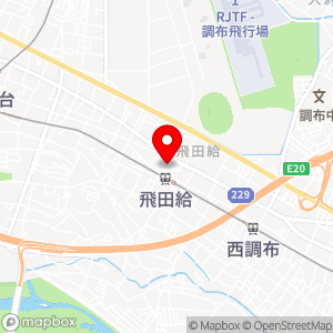 京王コインパーク 飛田給の地図