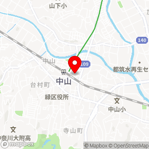 タイムズ 中山北口駅前の地図