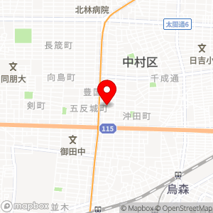 名鉄協商パーキング 沖田町の地図