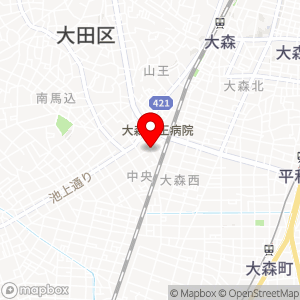 三井のリパーク 大田中央2丁目の地図