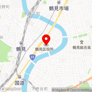 三井のリパーク 鶴見郵便局第1駐車場の地図