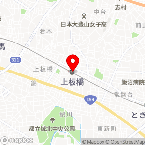 ファミリーマート 上板橋駅店の地図