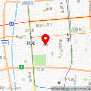 名鉄協商パーキング 栄2丁目の地図