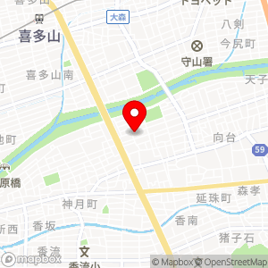ファミリーマート 天子田一丁目店の地図