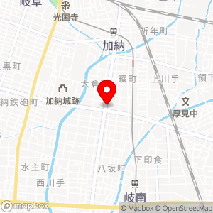 名鉄協商パーキング 岐阜城東通3丁目の地図