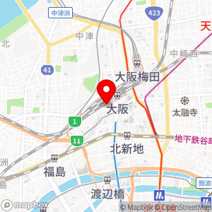 セブン-イレブン ハートインJR大阪駅西店の地図