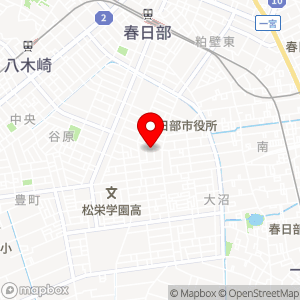 コープみらい 春日部店の地図