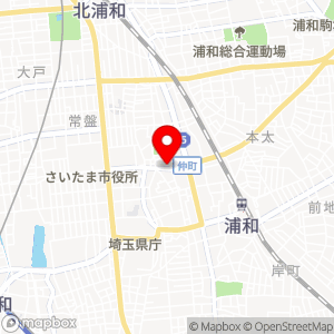 ファミリーマート 浦和仲町店の地図