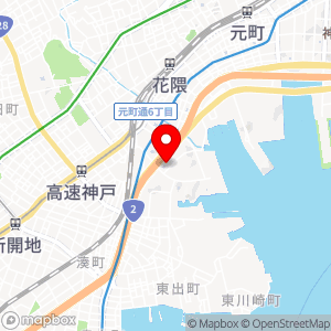 神戸ハーバーランド温泉 万葉倶楽部の地図