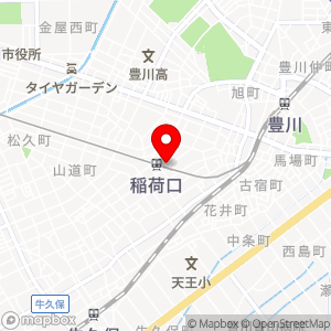 名鉄協商パーキング 稲荷口駅前の地図