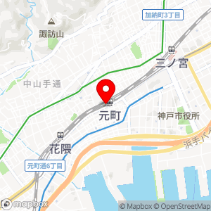 アズナス 元町西の地図