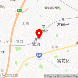 東急ライファ フレルさぎ沼第2駐車場の地図