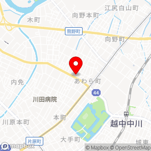 ウォッシュ＆シャイン 高岡あわら町店の地図