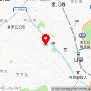 コインパーク メインステージ中目黒の地図