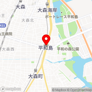 三井のリパーク 平和島駅前の地図