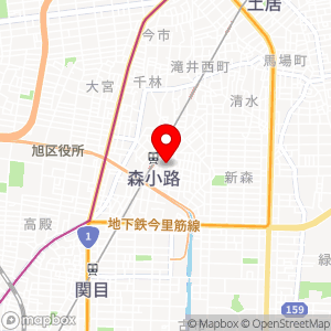 三井のリパーク 森小路駅東の地図