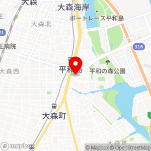 ローソン LTF大森東一丁目店の地図